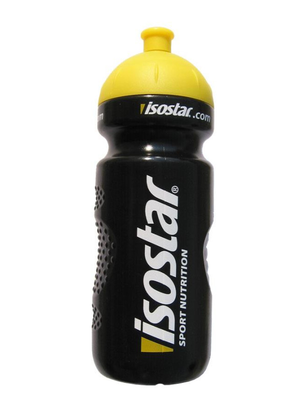 BIDON ISOSTAR 650 ml CZARNO-ŻÓŁTY PUSH-PULL