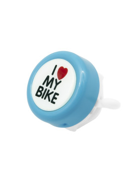 DZWONEK I LOVE MY BIKE D:49mm BLUE
