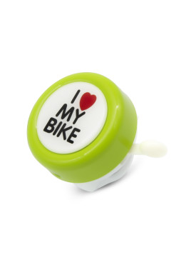 DZWONEK I LOVE MY BIKE D:49mm ZIELONY