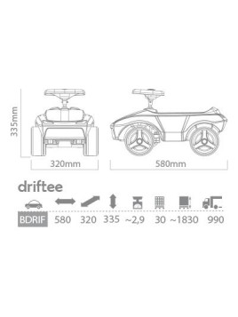 JEŹDZIK BRUMEE DRIFTEE CZERWONY