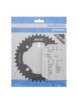 TARCZA DO KORBY SHIMANO 38T M640 ZEE CZARNA 1X10S