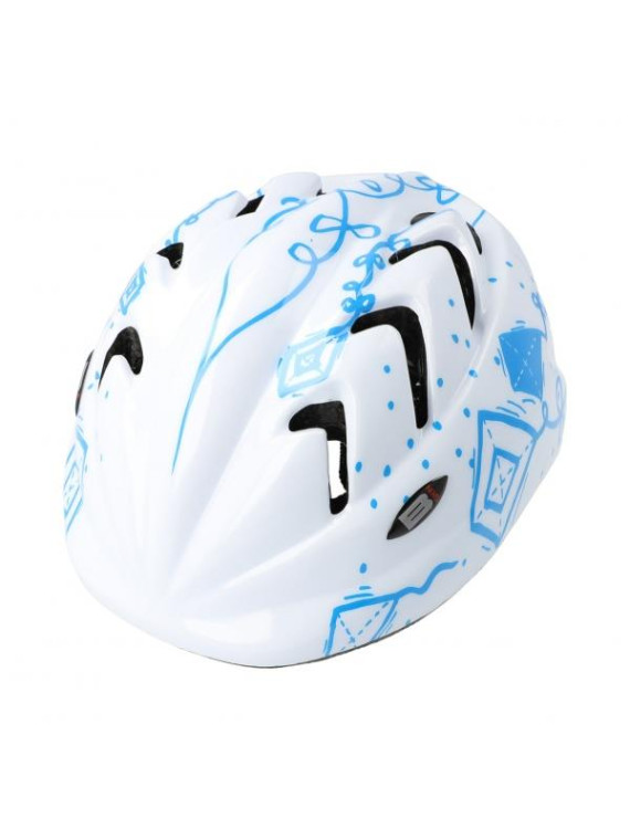 KASK B-SKIN "XS" KIDY PRO KITES 44-48CM BIAŁO-NIEB