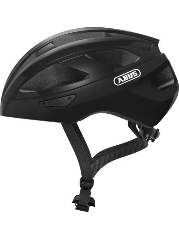 KASK ABUS MACATOR VELVET BLACK S ( POŁYSK )