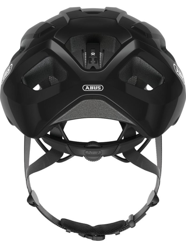 KASK ABUS MACATOR VELVET BLACK S ( POŁYSK )