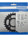 TARCZA DO KORBY SHIMANO 26T FC-M431-8 CZARNA