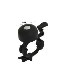 DZWONEK MTB D:26 MM REGULOWANA OBEJMA CZARNY