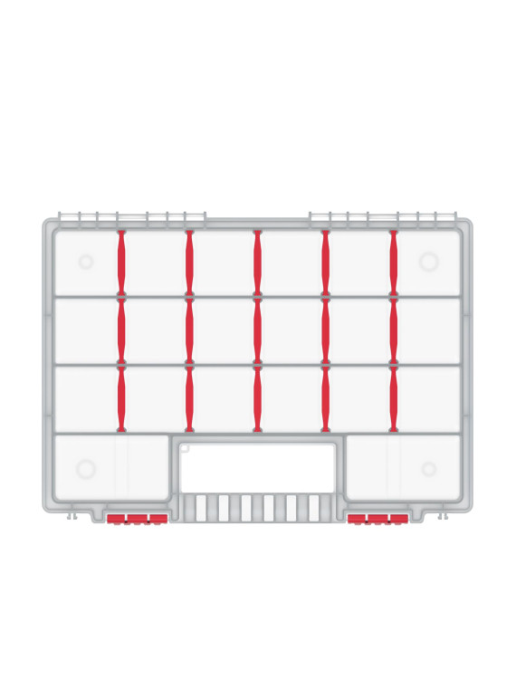 ORGANIZER NARZĘDZIOWY DUŻY 344x249x50mm