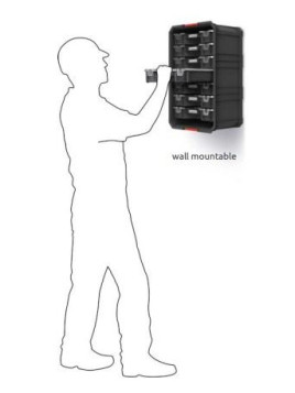 POJEMNIK WARSZTATOWY MODULAR Z ORGANIZERAMI