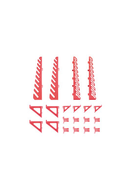 ZESTAW WIESZAKÓW BINEER HOOKS