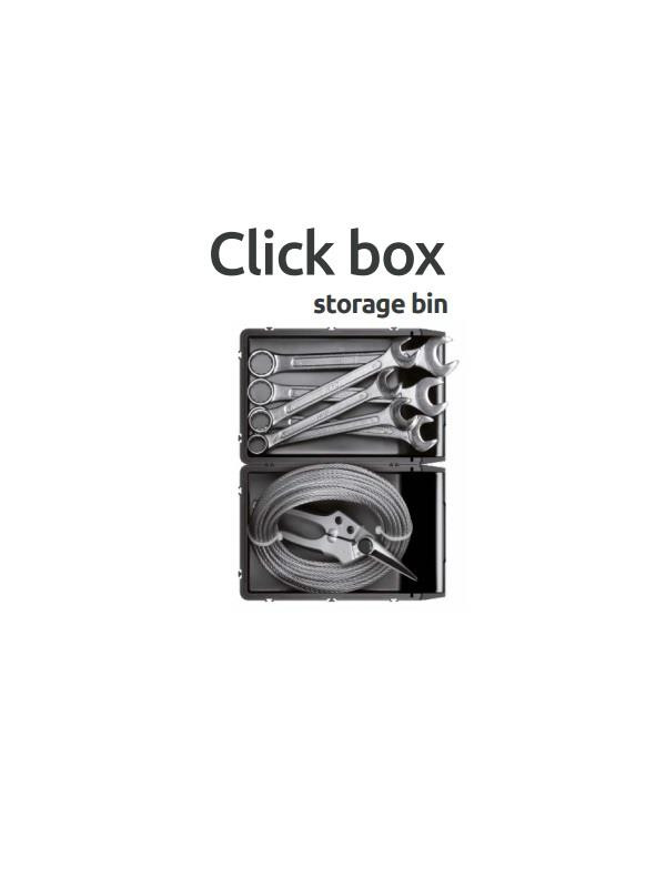 KUWETA WARSZTATOWA CLICK BOX CZ 225x140x95 MM
