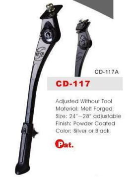 PODPÓRKA 24-28" CD-117 ALU CENTR CZARN O-STAND