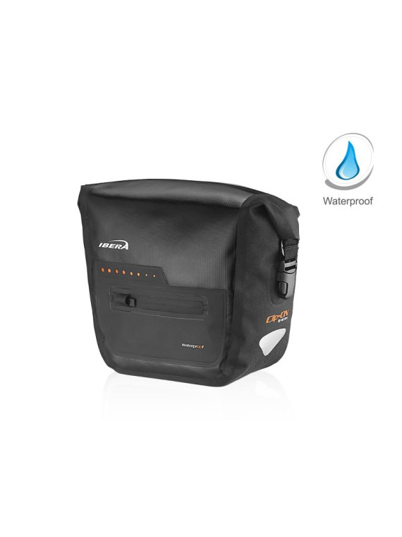 TORBA IBERA NA KIEROWNICĘ WATERPROOF IB-HB9 CZARNA