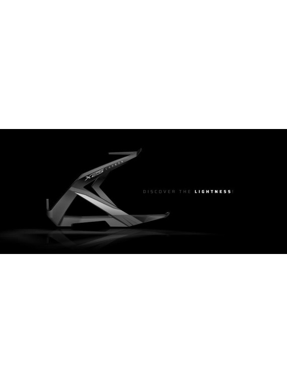 KOSZYK BIDONU RACEONE X25 CARBON CZARNO-CZERWONY