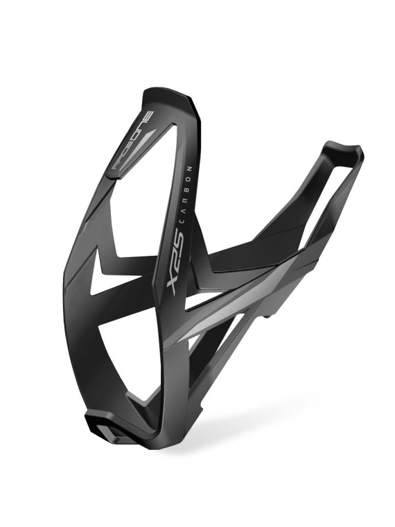 KOSZYK BIDONU RACEONE X25 CARBON CZARNO-SREBRNY