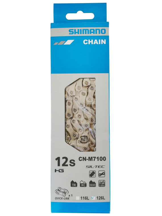 ŁAŃCUCH SHIMANO 12 RZ M7100 126 OG. E-BIKE
