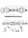 DŹWIGNIA HAMULCA TORPEDA QUANDO E-19