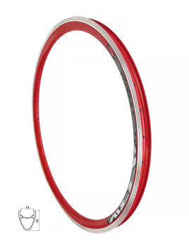 OBRĘCZ 26" STOŻEK 30mm 36 CZERWONY