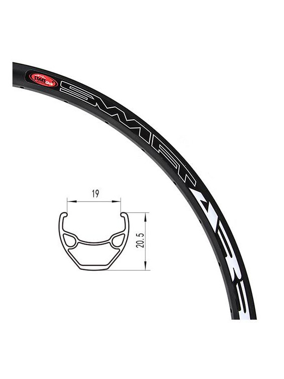OBRĘCZ 26" DISC 36otw CZARNA