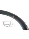 OBRĘCZ 20" BMX 21,5mm 48otw CZARNA