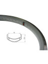 OBRĘCZ 20" BMX 21,5mm 48otw SREBRNA