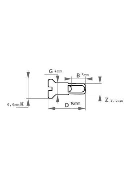 NYPEL E-BIKE 2,3 MM SPENCER MOSIĄDZ 16MM 36SZT FI4