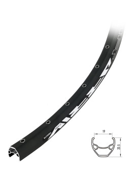 OBRĘCZ 27,5" DISC NITY 36 otw CZARNY