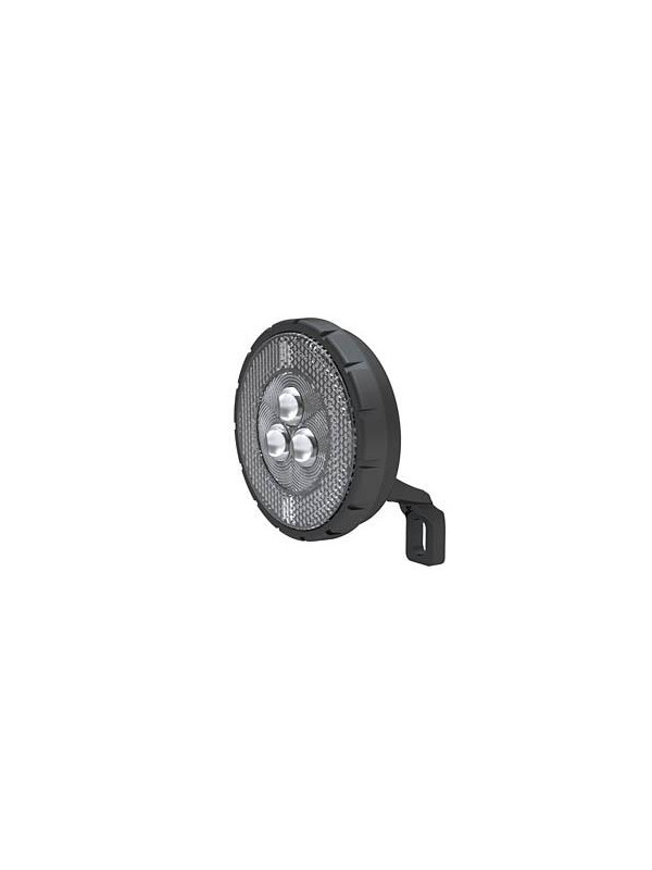 LAMPA PRZÓD 3LED NA BATERIE CZARNA