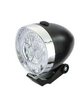 LAMPA PRZÓD CITY 3 LED NA BATERIE CZARNA