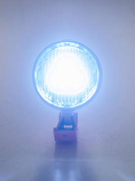 LAMPA PRZÓD CITY 3LED  RÓŻOWA bez baterii