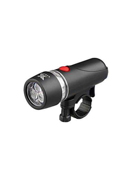 LAMPA PRZÓD 3 LED 4 F  CZARNA