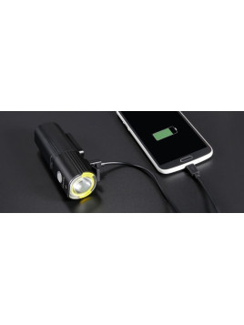LAMPA PRZÓD GACIRON V9 1000 LUM USB + WŁĄCZNIK
