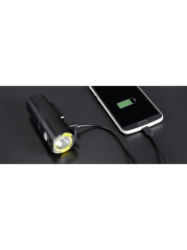 LAMPA PRZÓD GACIRON V9 1000 LUM USB + WŁĄCZNIK