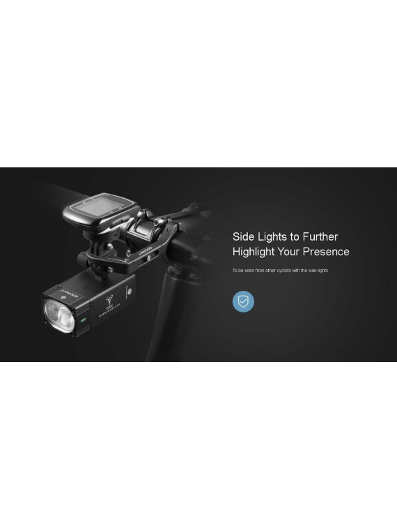 LAMPA PRZÓD GACIRON V7D 1000 LUM USB + ALU BUTLER