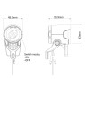 LAMPA P. E-BIKE HERRMANS MR4 E 6-12V 120 LUM