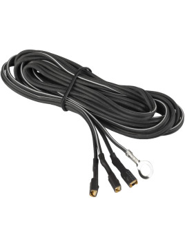 KABEL PODWÓJNY 220 CM,3 WTYCZKI, 1 PIERŚCIEŃ
