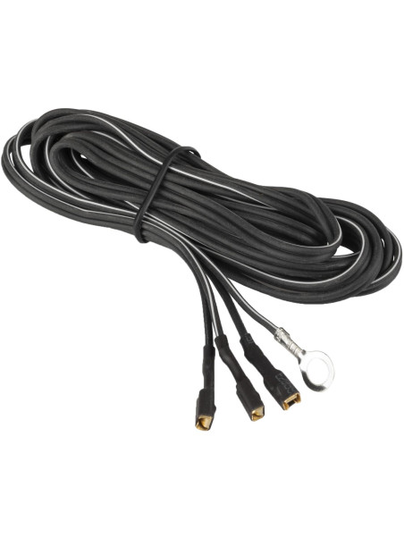 KABEL PODWÓJNY 220 CM,3 WTYCZKI, 1 PIERŚCIEŃ
