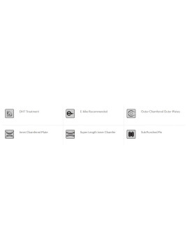 ŁAŃCUCH 10 RZ TAYA e DECA-101 128 OG. E-BIKE