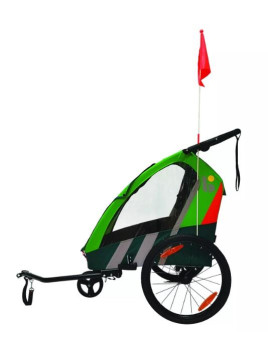 PRZYCZEPKA ROWEROWA BELLELLI TRAILBLAZER ZIELONA