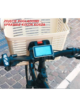 KOSZ PRZÓD BELLELLI PLAZA CZARNY E-BIKE