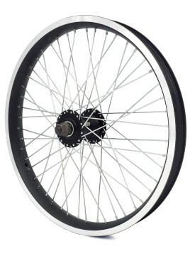 KOŁO 20" P. ALU BMX 48-OTW CZARNE M14