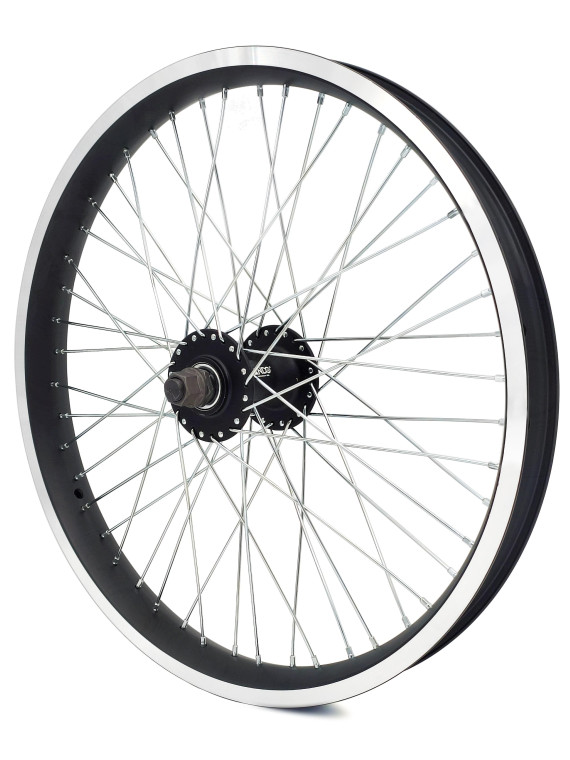 KOŁO 20" P. ALU BMX 48-OTW CZARNE M14
