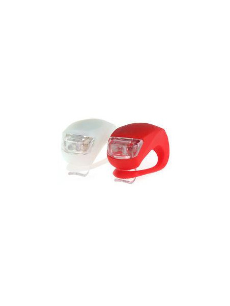 LAMPY 2 LED FROG BIAŁA/CZERWONA