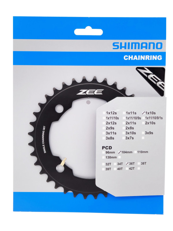 TARCZA DO KORBY SHIMANO 36T M640 CZARNA