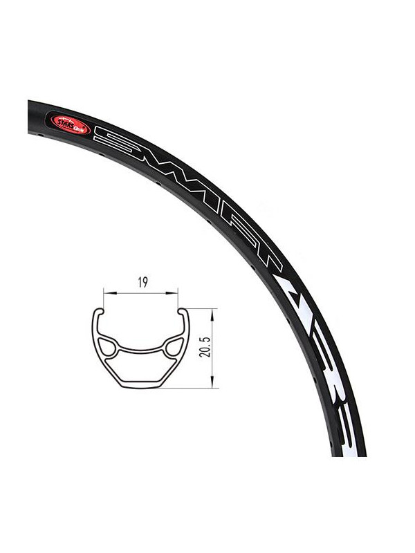 OBRĘCZ 24" DISC 36otw CZARNA