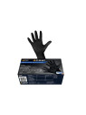 RĘKAWICZKI NITRYLOWE XL 50SZT CZARNE 4GRIP WZMOCN.