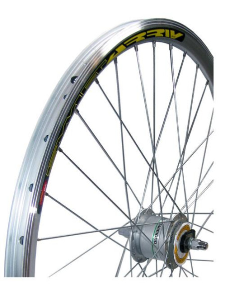 KOŁO 28" P. STOŻEK PIASTA DYNAMO SHIMANO SREBRNE