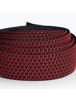 OWIJKA NABICO SILICOGRIP 3D 3,0 MM CZARNO-CZERWONA
