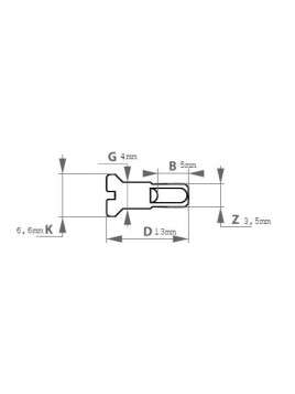NYPEL E-BIKE 2,3 MM SPENCER MOSIĄDZ 13MM 36SZT FI4