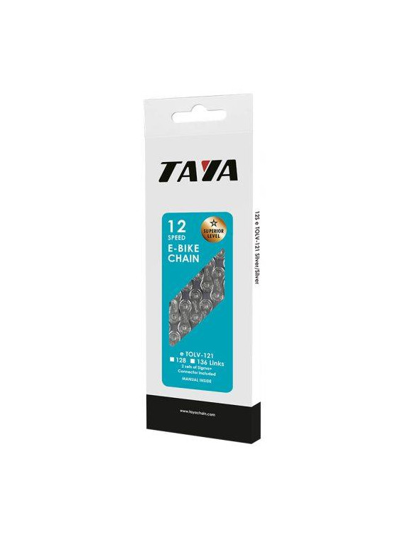 ŁAŃCUCH 12 RZ TAYA e TOLV-121 136 OG. S/S E-BIKE