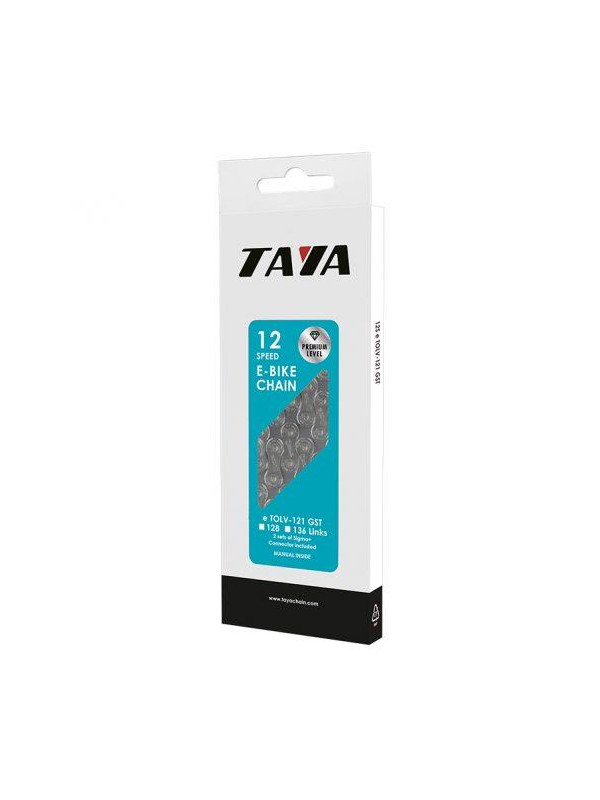 ŁAŃCUCH 12 RZ TAYA e TOLV-121 136 OG. S/S E-BIKE